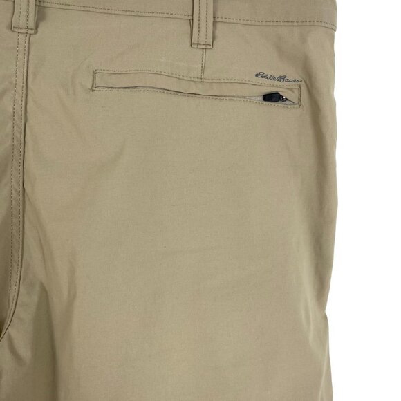 Eddie Bauer Travex Shorts Men's Size 38 Tan Outdoor Hiking Nylon Spandex - Picture 6 of 8